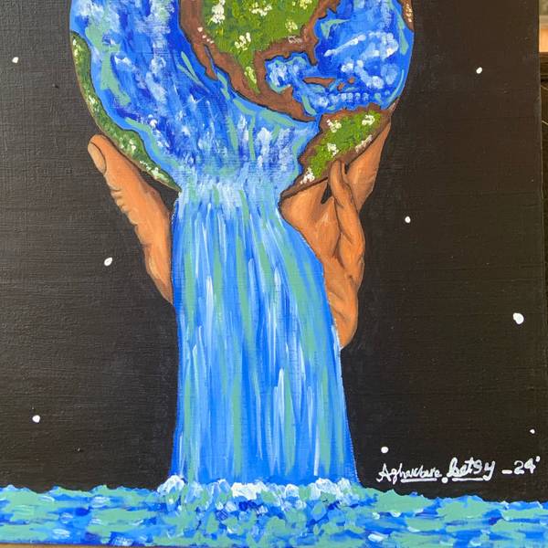 Puissance Aesthetic Surrealistic Painting Betsy Aghavbere - Subjektiv.art