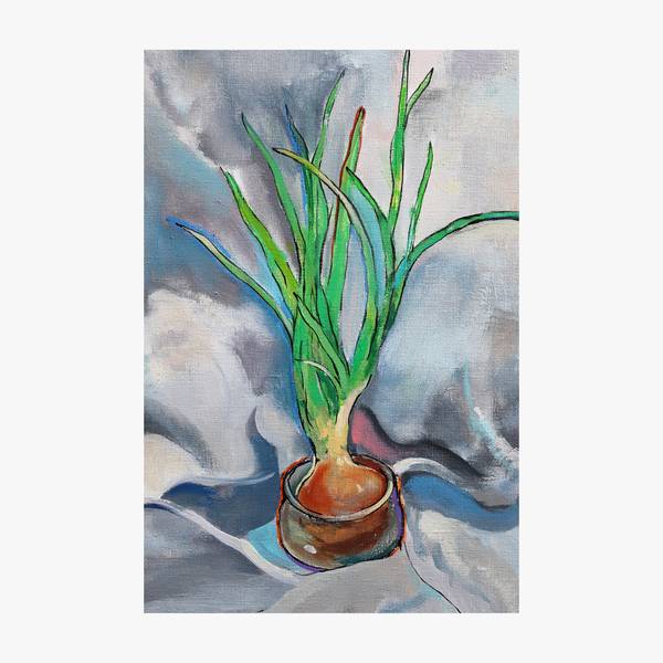 Still life with onion  Modern Painting Artem Andreichuk - Subjektiv.art