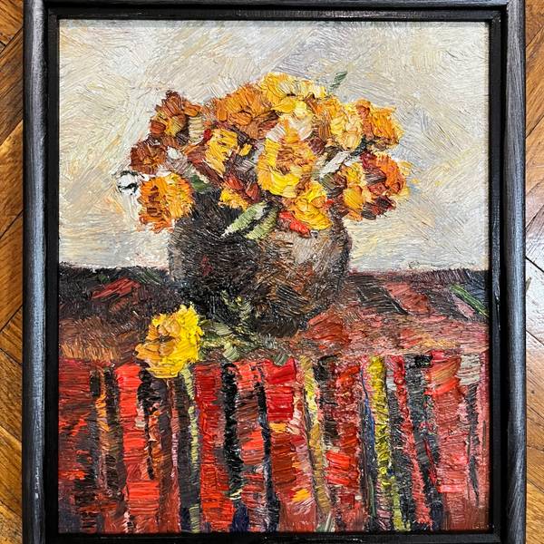 Flowers Fine Art Painting Simona Romanciuc - Subjektiv.art