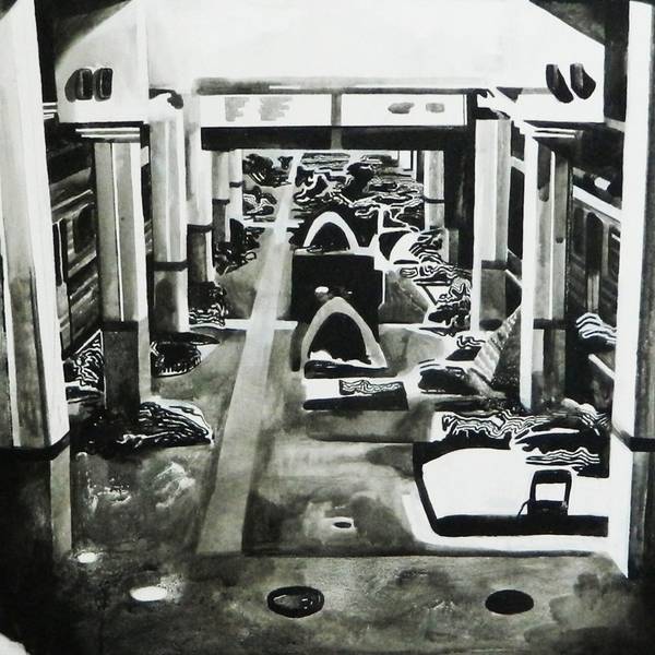 Subway in Kharkiv Fine Art Painting Vladyslav Riaboshtan - Subjektiv.art