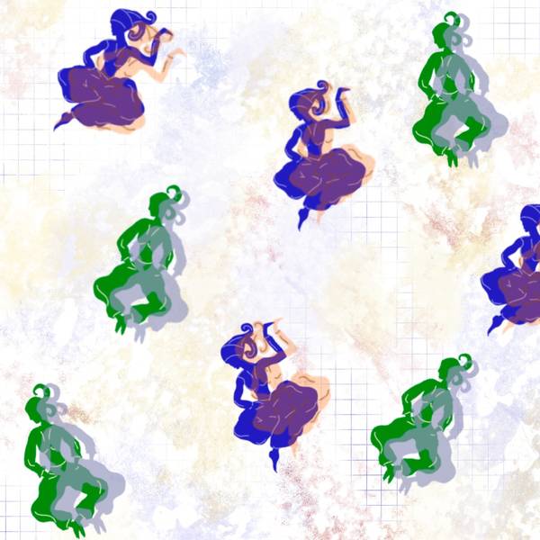 jeanie flow Expressive and gestural Painting Mikenzie Ginsberg - Subjektiv.art