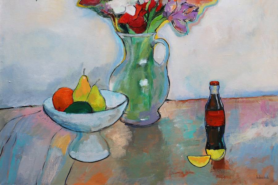 Gladioluses Fine Art Painting Artem Andreichuk - Subjektiv.art