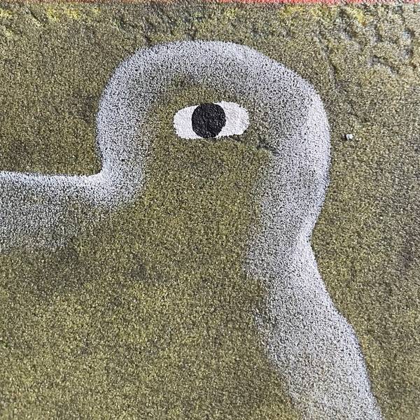 «Frog philosophy» Naive Painting Sasha Luneva - Subjektiv.art