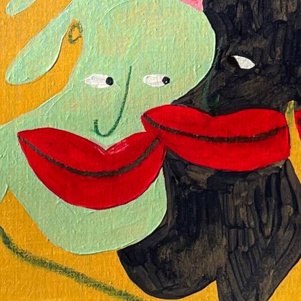 «Morning» Naive Painting Sasha Luneva - Subjektiv.art