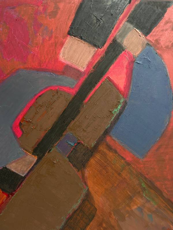 Musicians. Dakha Brakha Expressive and gestural Painting Olga Konoshchuk - Subjektiv.art