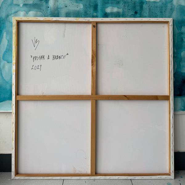 Passar a branco Abstract Painting Vês Três - Subjektiv.art