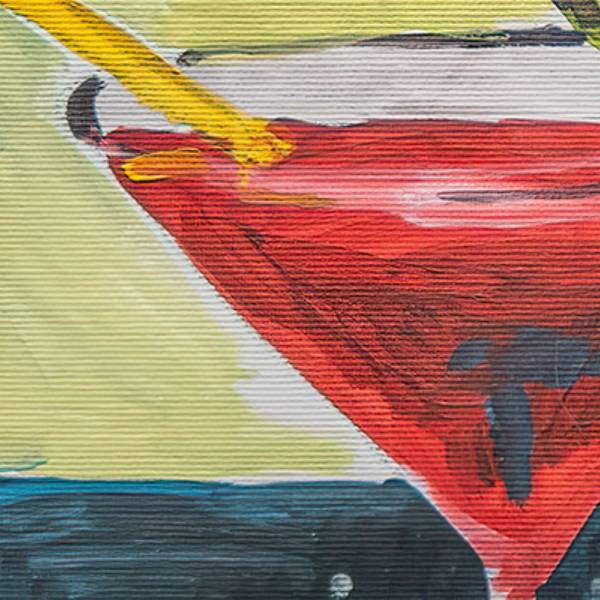 Bloody Mary Naive Painting Sasha Luneva - Subjektiv.art