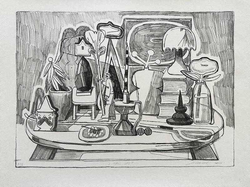 Still life  Graphic, illustrative and typographic Drawing Serhii Hrekh - Subjektiv.art