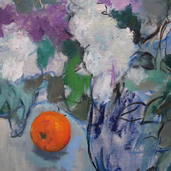 Lilac Impressionistic Painting Artem Andreichuk - Subjektiv.art