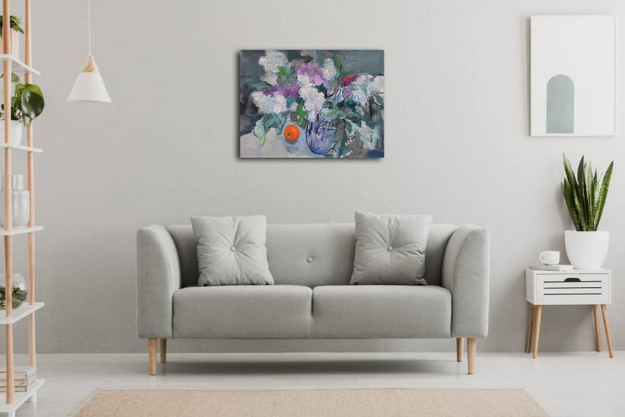 Lilac Impressionistic Painting Artem Andreichuk - Subjektiv.art