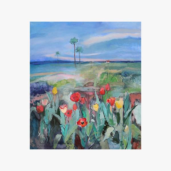 Field with tulips Artem Andreichuk - Subjektiv.art