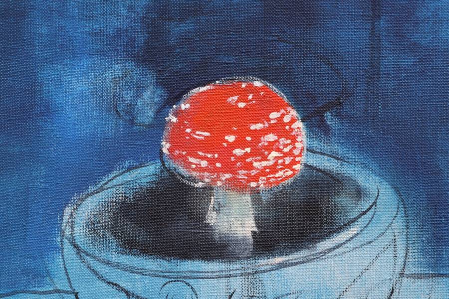 Amanita Pop art Painting Artem Andreichuk - Subjektiv.art