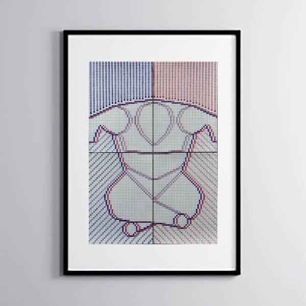 Male Abstract Drawing Maria Matienko - Subjektiv.art