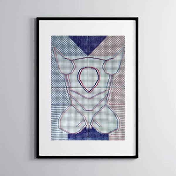 Male Abstract Drawing Maria Matienko - Subjektiv.art