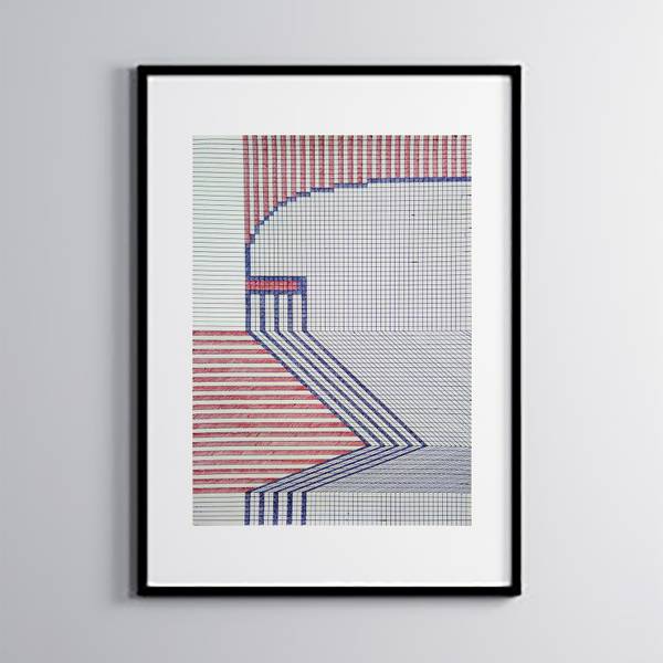 Fierce anger Abstract Drawing Maria Matienko - Subjektiv.art