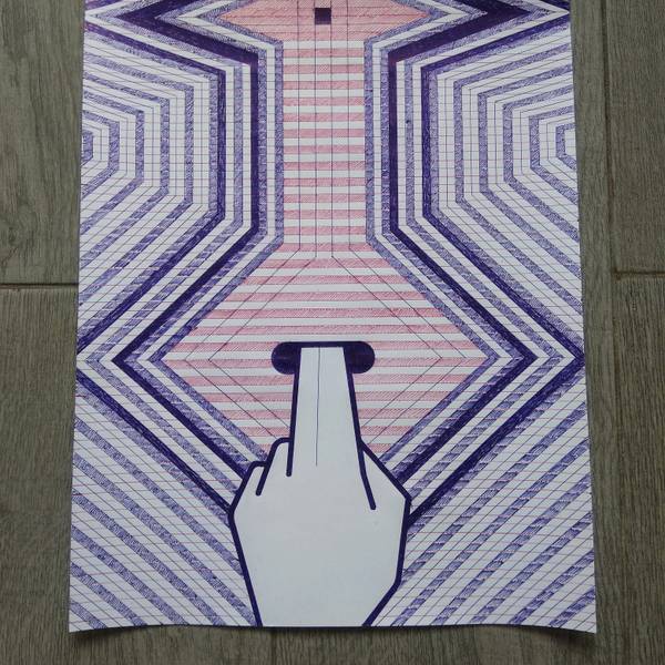 Shaping operation Abstract Drawing Maria Matienko - Subjektiv.art
