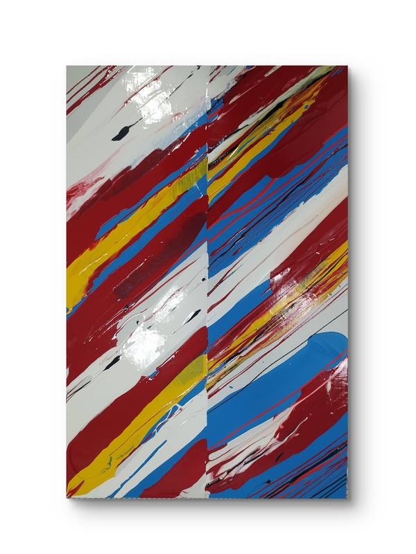 Psychotropic abstraction #2 Abstract Painting Nikita Vlasov - Subjektiv.art