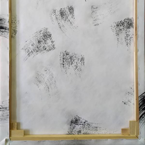 Imaginary fast black dots Abstract Drawing Nikita Vlasov - Subjektiv.art