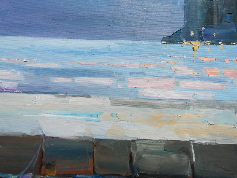 Quiet Evening Expressive and gestural Painting Yehor Dulin - Subjektiv.art