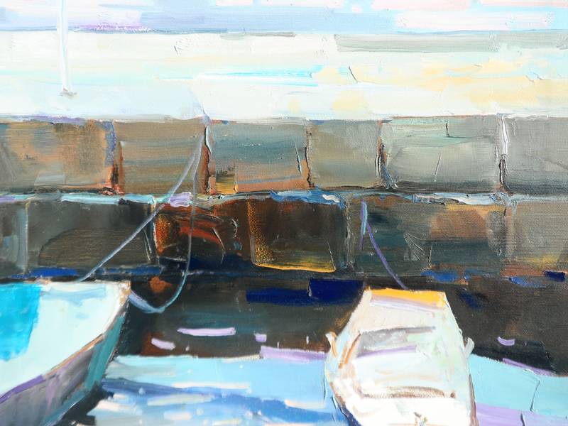 Quiet Evening Expressive and gestural Painting Yehor Dulin - Subjektiv.art