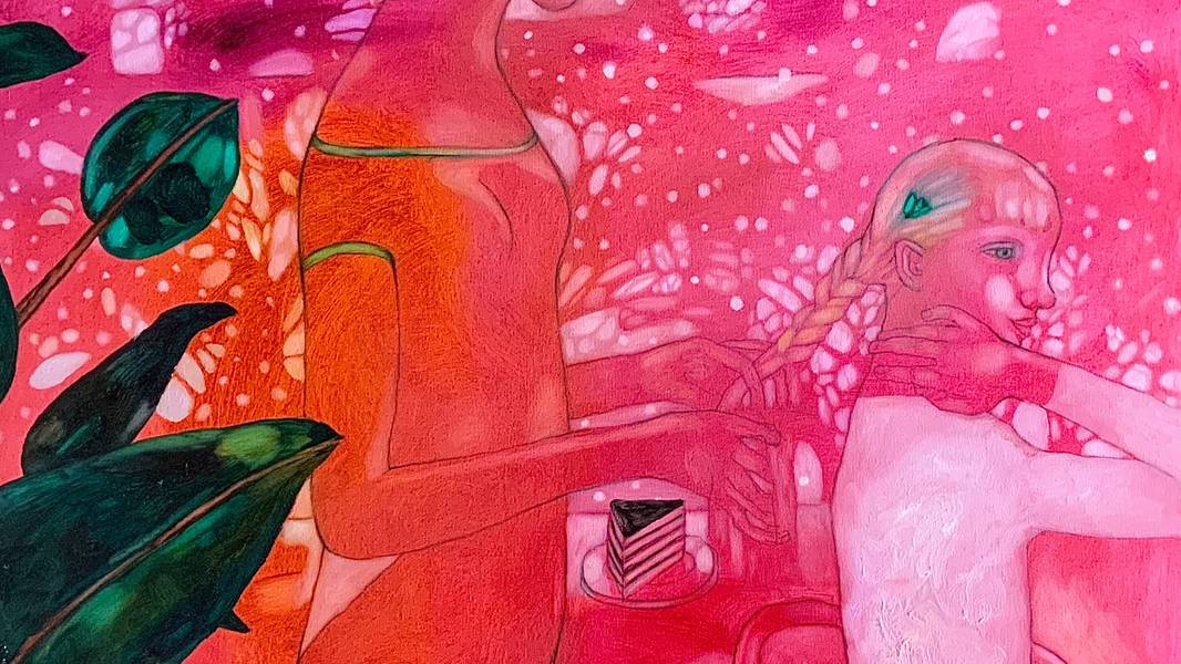 The morning of Christmas Fine Art Painting Anna Bulkina - Subjektiv.art