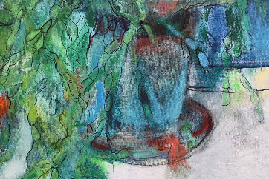 Schlumbergera Impressionistic Painting Artem Andreichuk - Subjektiv.art