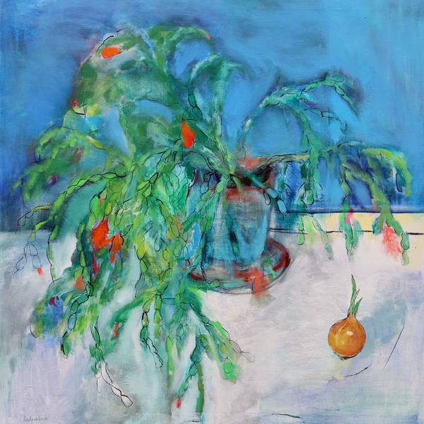 Schlumbergera Impressionistic Painting Artem Andreichuk - Subjektiv.art