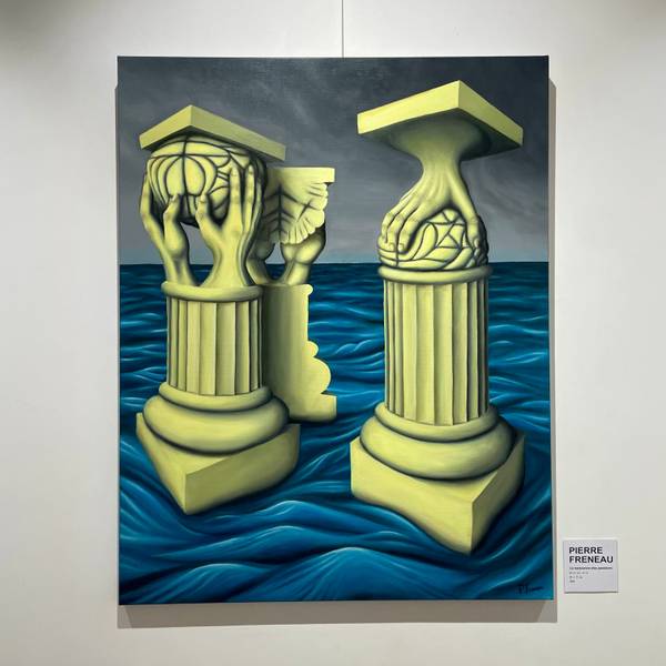 La naissance des passions Surrealistic Painting Pierre Freneau - Subjektiv.art