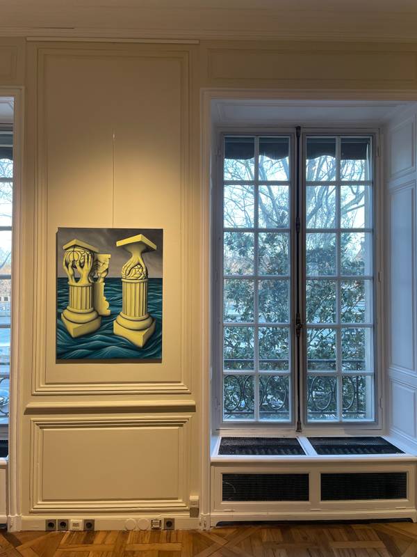 La naissance des passions Surrealistic Painting Pierre Freneau - Subjektiv.art