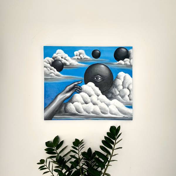 Le Vide III Surrealistic Painting Pierre Freneau - Subjektiv.art