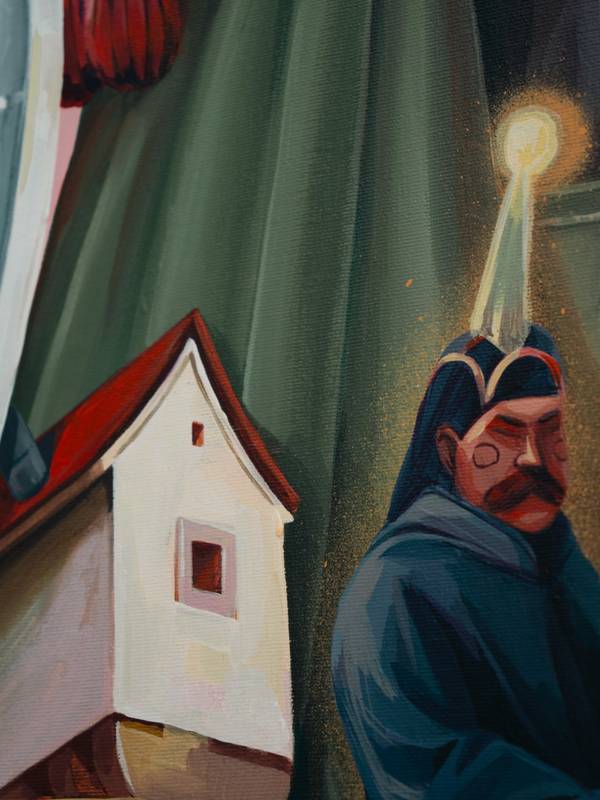Dog 2 Surrealistic Painting Serhii Hrekh - Subjektiv.art