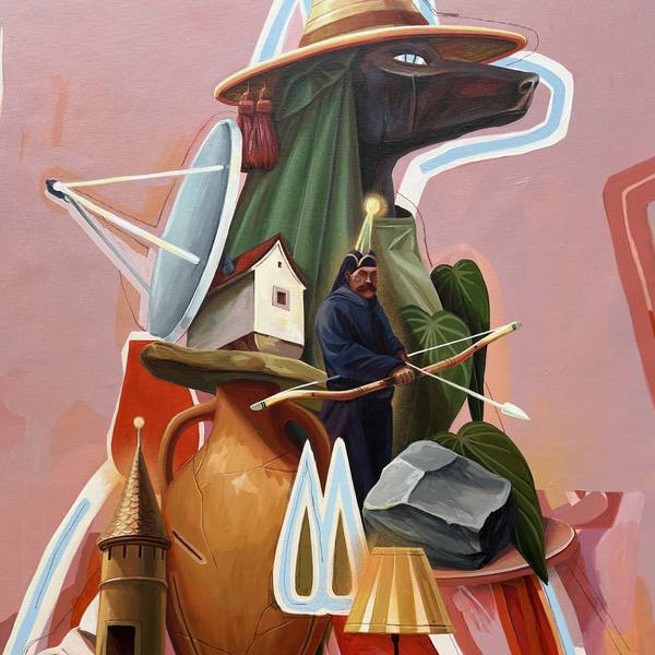 Dog 2 Surrealistic Painting Serhii Hrekh - Subjektiv.art