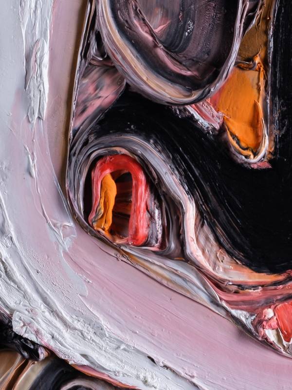 PATH TO THE GOAL Expressive and gestural Painting Anna Kostritskaya - Subjektiv.art