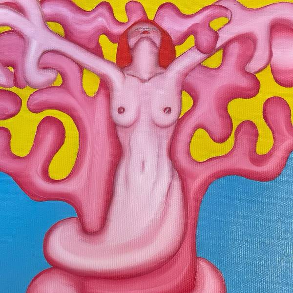 INITIATION Surrealistic Painting Anna Kostritskaya - Subjektiv.art