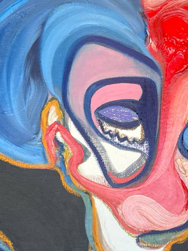 DUALITY OF EMOTION Surrealistic Painting Anna Kostritskaya - Subjektiv.art