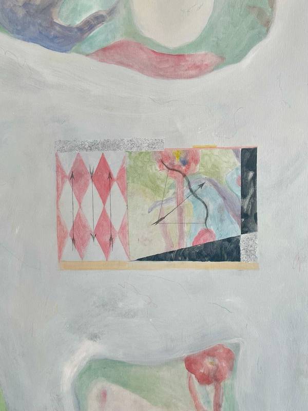 White horse Fine Art Painting Dora Lybak - Subjektiv.art