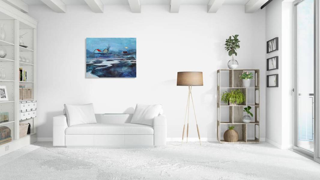Thaw Impressionistic Painting Artem Andreichuk - Subjektiv.art