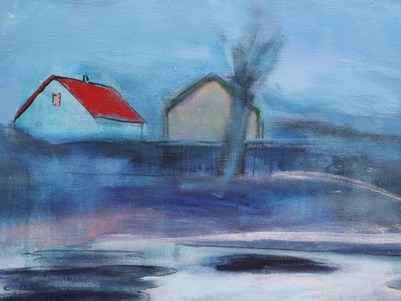 Thaw Impressionistic Painting Artem Andreichuk - Subjektiv.art