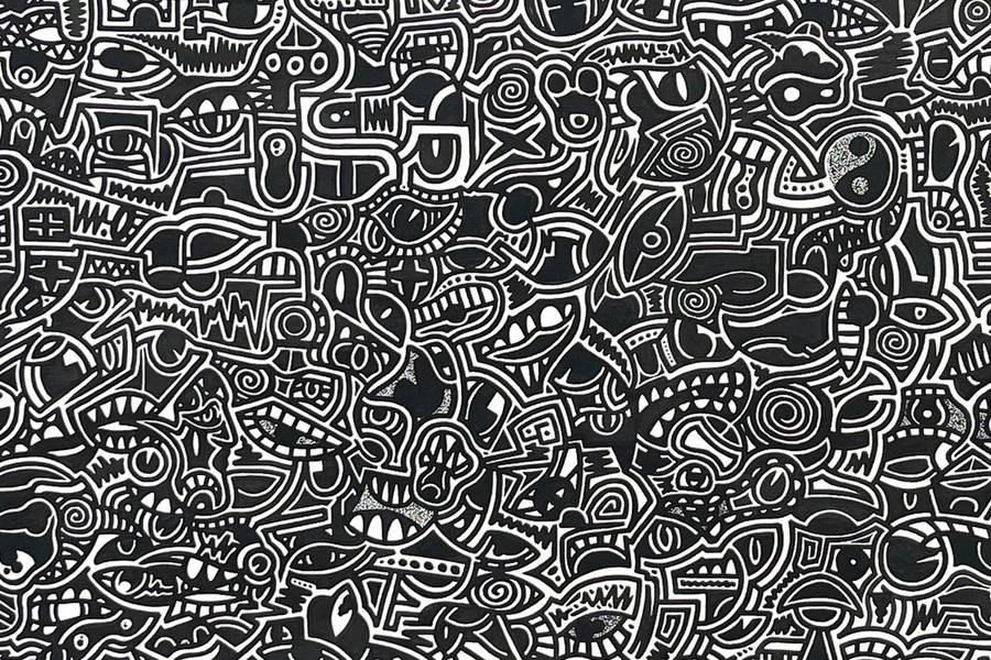 METAMORPHOSE #17 Abstract Painting Rio GilmerGoncalves - Subjektiv.art