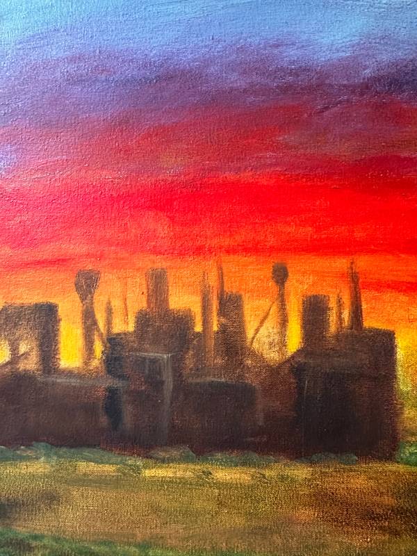 Home.2014 Naive Painting Daria Butriashkina - Subjektiv.art