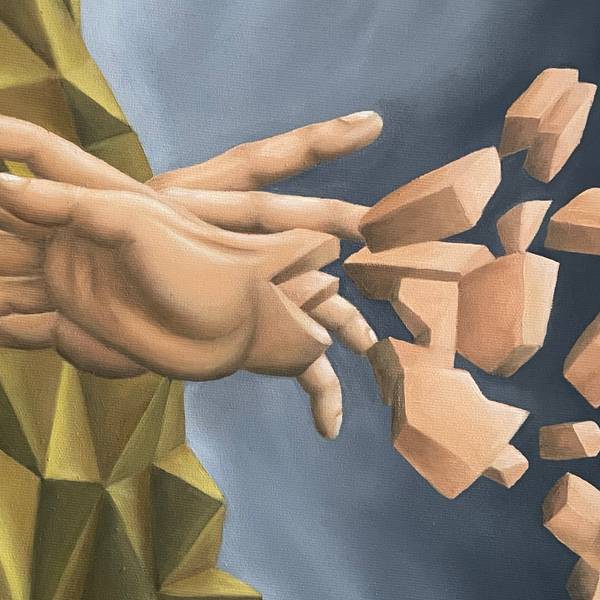 Réflexions Surrealistic Painting Pierre Freneau - Subjektiv.art