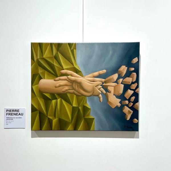 Réflexions Surrealistic Painting Pierre Freneau - Subjektiv.art
