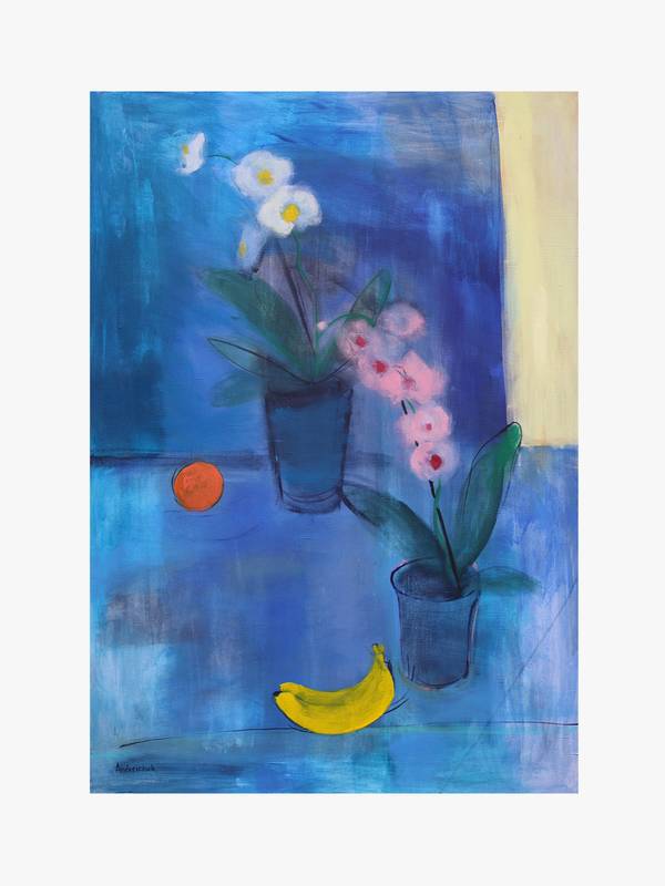 Orchids Impressionistic Painting Artem Andreichuk - Subjektiv.art