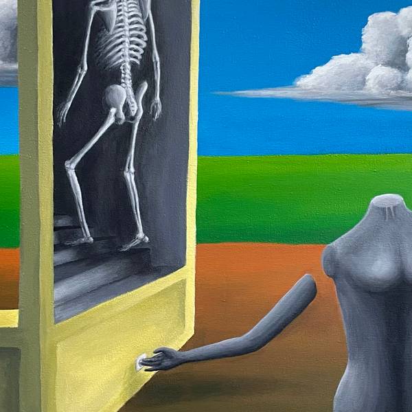 Luxure Surrealistic Painting Pierre Freneau - Subjektiv.art