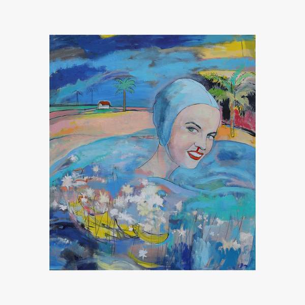 Swimmers and glowing algae   - Subjektiv.art