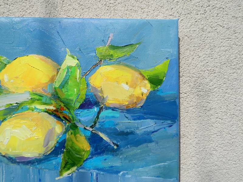 Lemons Impressionistic Painting Yehor Dulin - Subjektiv.art