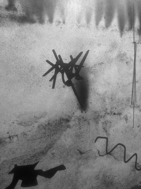 Without addresses #1 Abstract Mixed media Andrii Pidlisnyi - Subjektiv.art
