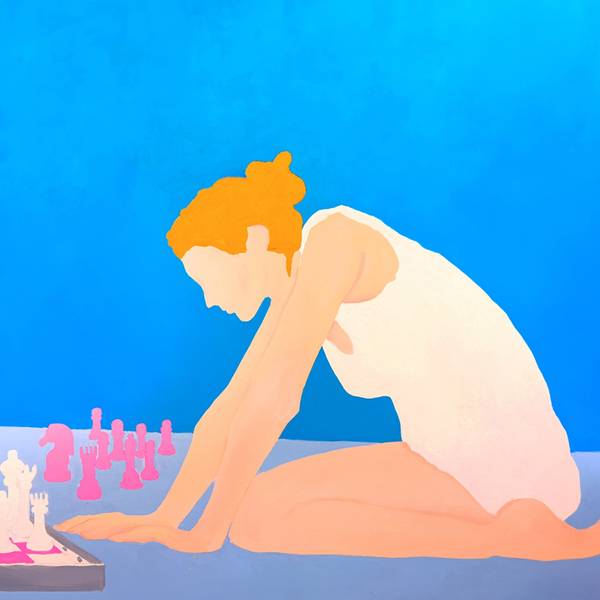 CHESS, 2021 Modern Painting Anna Voda - Subjektiv.art