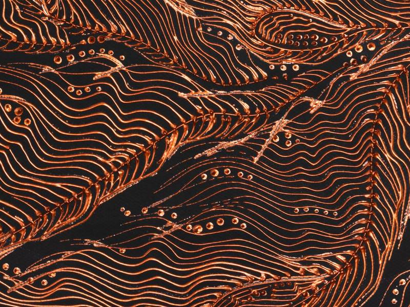 "Glimmer" Abstract Painting Natalia Revoniuk - Subjektiv.art