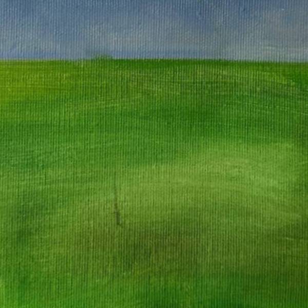 A running cloud Naive Painting Liliya Nebera - Subjektiv.art